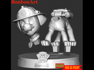 Marshall - Paw Patrol 3D Print Model