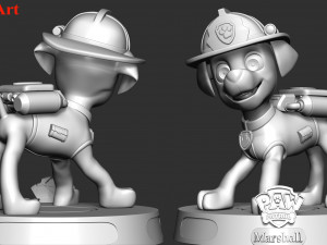 Marshall - Paw Patrol 3D Print Model