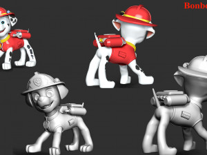 Marshall - Paw Patrol 3D Print Model
