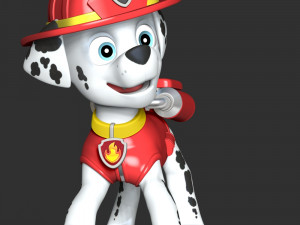 Marshall - Paw Patrol 3D Print Model