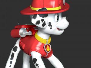 Marshall - Paw Patrol 3D Print Model