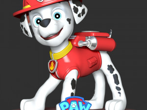Marshall - Paw Patrol 3D Print Model