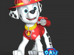 Marshall - Paw Patrol 3D Print Model