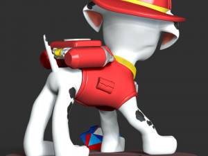 Marshall - Paw Patrol 3D Print Model
