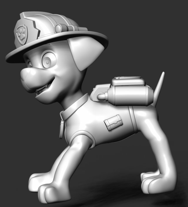 Marshall - Paw Patrol 3D Print Model