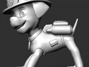 Marshall - Paw Patrol 3D Print Model