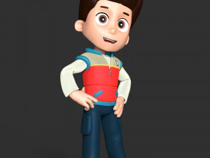 Ryder - Paw Patrol 3D Print Model
