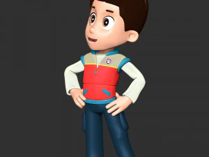 Ryder - Paw Patrol 3D Print Model