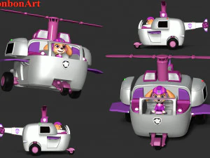 Skye Helicopter - Paw Patrol 3D Print Model