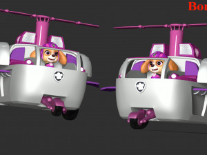 Skye Helicopter - Paw Patrol 3D Принт Модель