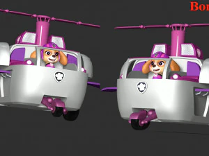 Skye Helicopter - Paw Patrol 3D Print Model