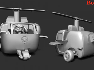 Skye Helicopter - Paw Patrol 3D Print Model