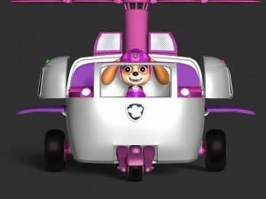 Skye Helicopter - Paw Patrol 3D Print Model