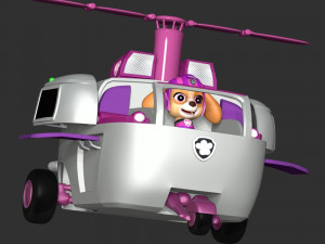 Skye Helicopter - Paw Patrol 3D Принт Модель