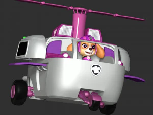 Skye Helicopter - Paw Patrol 3D Print Model
