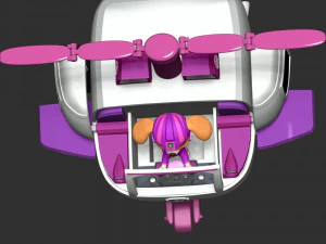 Skye Helicopter - Paw Patrol 3D Print Model