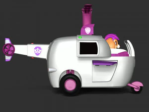 Skye Helicopter - Paw Patrol 3D Print Model