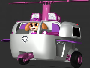 Skye Helicopter - Paw Patrol 3D Принт Модель