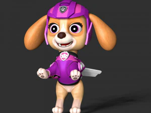 Skye Helicopter - Paw Patrol 3D Print Model