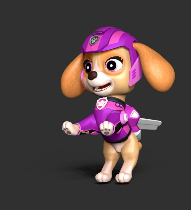 3D file Skye - PAW Patrol The Movie 🐾・3D print design to download・Cults