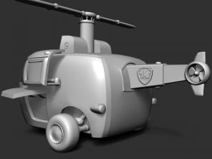 Skye Helicopter - Paw Patrol 3D Print Model
