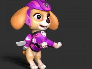 Skye Helicopter - Paw Patrol 3D Print Model