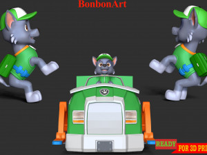 Rocky - Paw Patrol Modelo de impresión 3D