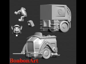 Rocky - Paw Patrol Modelo de impresión 3D