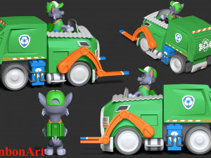 Rocky - Paw Patrol Modelo de impresión 3D