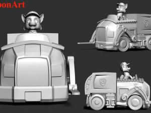 Rocky - Paw Patrol Modelo de impresión 3D