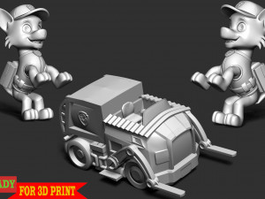 Rocky - Paw Patrol Modelo de impresión 3D