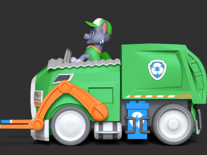 Rocky - Paw Patrol Modelo de impresión 3D