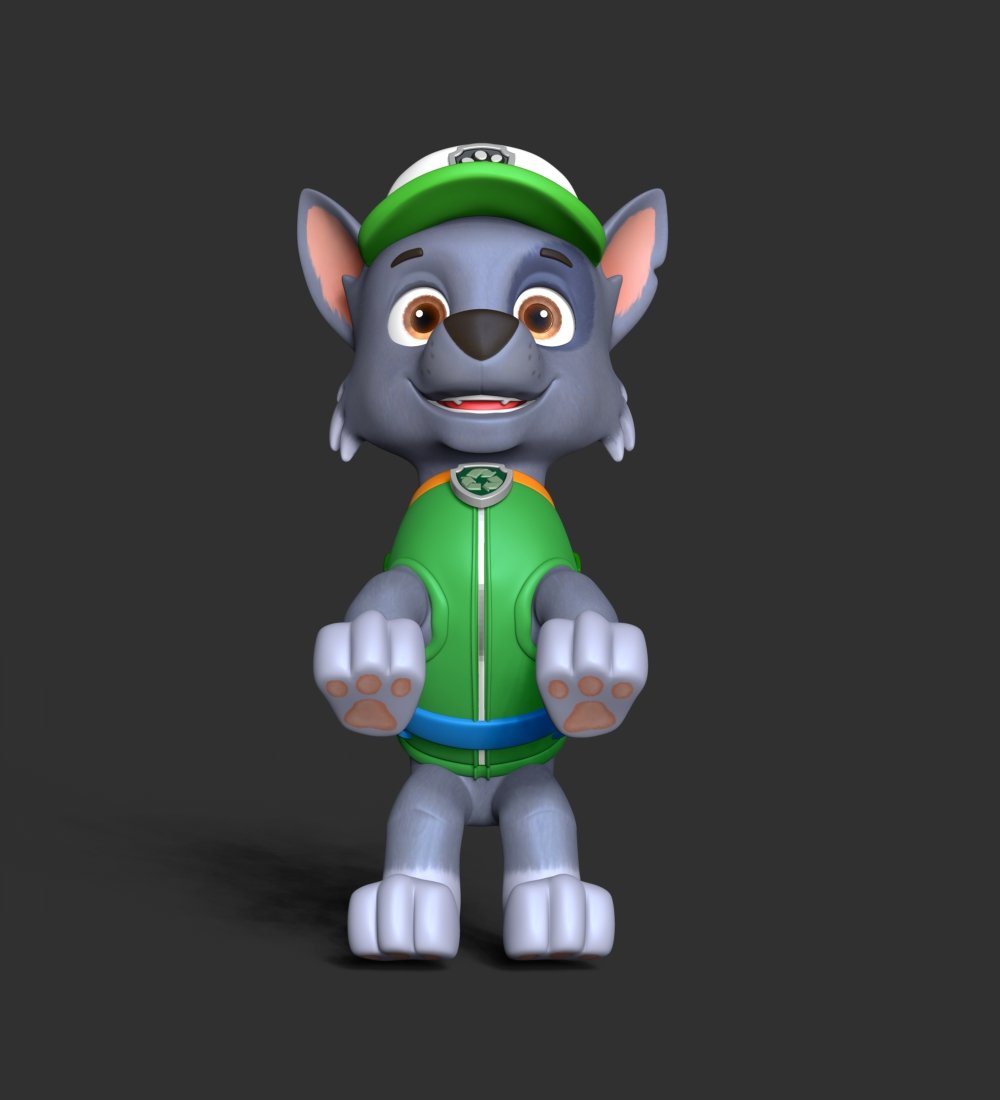 3D file Rocky - Paw Patrol 🐾・3D printer model to download・Cults