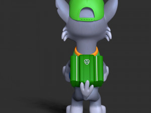 Rocky - Paw Patrol Modelo de impresión 3D