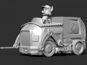 Rocky - Paw Patrol Modelo de impresión 3D