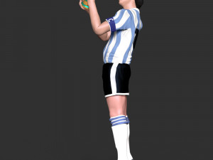 Diego Maradona Modèles 3D en vedette