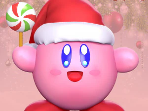 カービィ - クリスマス 3Dプリントモデル