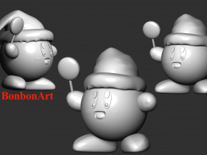 Kirby - Christmas 3D Print Model