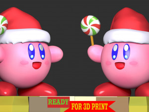 Kirby - Christmas 3D Print Model