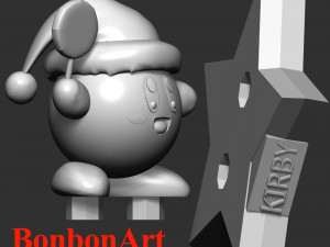 Kirby - Christmas 3D Print Model