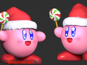 Kirby - Christmas 3D Print Model