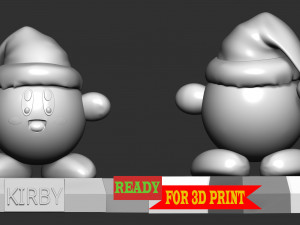 Kirby - Christmas 3D Print Model
