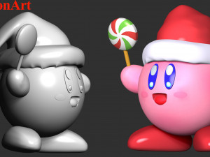 Kirby - Christmas 3D Print Model
