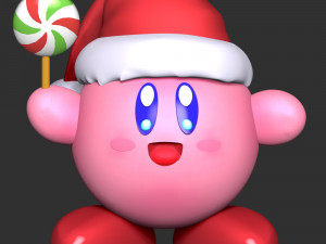 Kirby - Christmas 3D Print Model