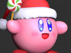 Kirby - Christmas 3D Print Model