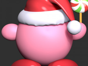 Kirby - Christmas 3D Print Model