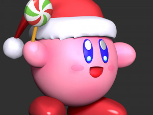 Kirby - Christmas 3D Print Model