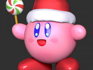 Kirby - Christmas 3D Print Model