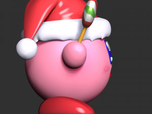 Kirby - Christmas 3D Print Model