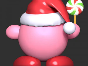 Kirby - Christmas 3D Print Model